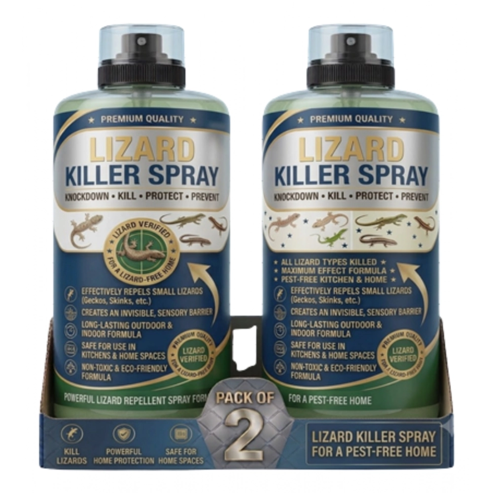 Generic Pack of 2 Lizard Killer Liquid Spray Bottles 100 ML