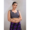 Generic Women's Satin Crepe Printed Saree With Unstitched Blouse 5.5Mtr (Purple) Generic Women's Satin Crepe Printed Saree With Unstitched Blouse 5.5Mtr (Purple)