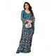 Generic Women's Georgette Printed Saree With Unstitched Blouse 5.5Mtr (Sky Blue) Generic Women's Georgette Printed Saree With Unstitched Blouse 5.5Mtr (Sky Blue)