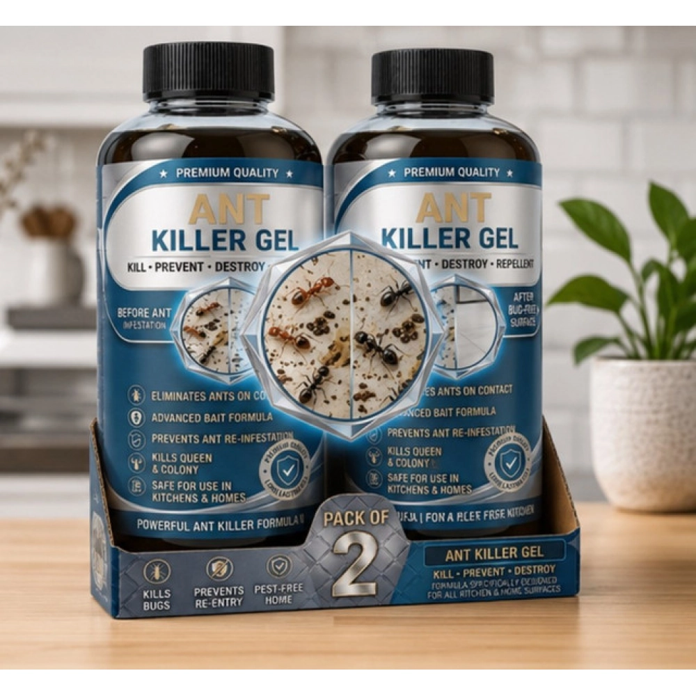 Generic Pack of 2 Ant Killer Gel Bottles 100 ML - Image 3