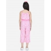 Generic Girl's Rayon Flamingo Print Sleeveless Jumpsuit (Pink) Generic Girl's Rayon Flamingo Print Sleeveless Jumpsuit (Pink)
