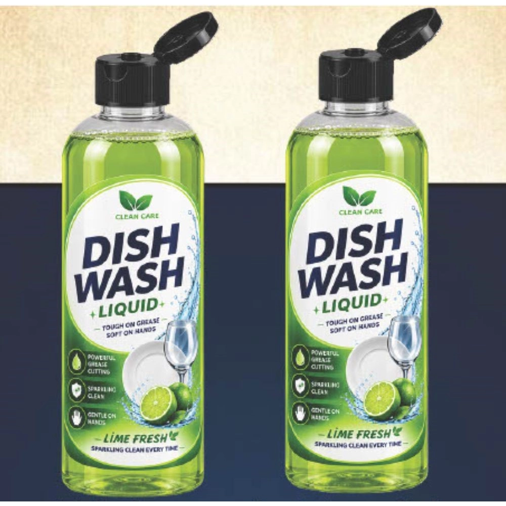 Generic Pack of 2 Kitchen Cleaning Dishwash Liquid Bottles 100 ML