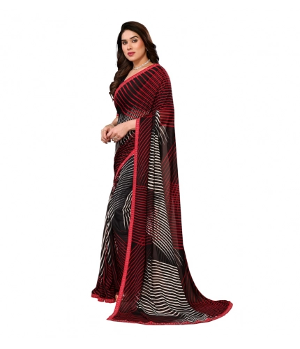Generic Women's Georgette Printed Saree With Unstitched Blouse 5.5Mtr (Multicolor) Generic Women's Georgette Printed Saree With Unstitched Blouse 5.5Mtr (Multicolor)