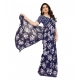 Generic Women's Georgette Printed Saree With Unstitched Blouse 5.5Mtr (Navy Blue) Generic Women's Georgette Printed Saree With Unstitched Blouse 5.5Mtr (Navy Blue)