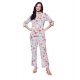 Generic Women's Polyester Floral 3-4th Sleeve Co-Ord Set (Multicolor) Generic Women's Polyester Floral 3-4th Sleeve Co-Ord Set (Multicolor)