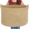 Generic Cotton Pack Of_1 14x12 Inch Storage Basket For Clothes With Out Lid (Beige) Generic Cotton Pack Of_1 14x12 Inch Storage Basket For Clothes With Out Lid (Beige)