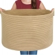Generic Cotton Pack Of_1 14x12 Inch Storage Basket For Clothes With Out Lid (Beige) Generic Cotton Pack Of_1 14x12 Inch Storage Basket For Clothes With Out Lid (Beige)