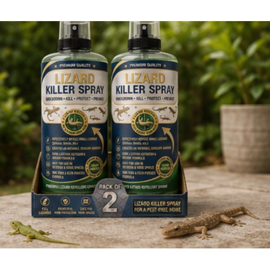 Generic Pack of 2 Lizard Killer Liquid Spray Bottles 100 ML