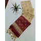 Generic Women's Raw Silk Ikkat Saree With Unstitched Blouse 5.5Mtr (Beige) Generic Women's Raw Silk Ikkat Saree With Unstitched Blouse 5.5Mtr (Beige)