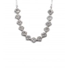 Generic Women's Brass Silver Plated Necklace set (White) Generic Women's Brass Silver Plated Necklace set (White)