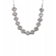 Generic Women's Brass Silver Plated Necklace set (White) Generic Women's Brass Silver Plated Necklace set (White)