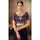 Generic Women's Silk Embroidered Saree With Unstitched Blouse 5.5Mtr (Purple) Generic Women's Silk Embroidered Saree With Unstitched Blouse 5.5Mtr (Purple)