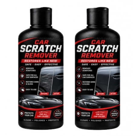 Generic Pack of 2 Car Scratch Remover Liquid Flip Top Cap Bottles 100 ML Generic Pack of 2 Car Scratch Remover Liquid Flip Top Cap Bottles 100 ML
