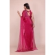 Generic Women's Jimmy choo Embellished Bollywood Saree With Unstitched Blouse 5.5Mtr (Red) Generic Women's Jimmy choo Embellished Bollywood Saree With Unstitched Blouse 5.5Mtr (Red)