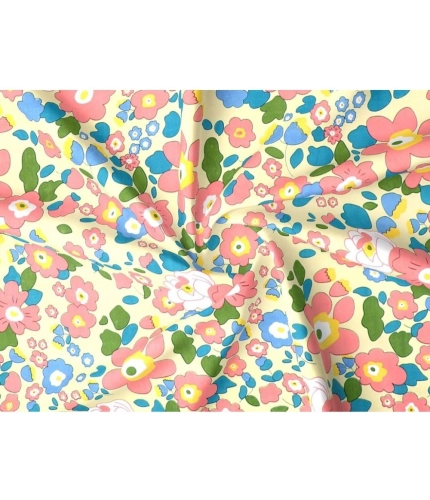 Generic Cotton Blend Floral Printed Single Bedsheet with 1 Pillow Cover (Yellow) Generic Cotton Blend Floral Printed Single Bedsheet with 1 Pillow Cover (Yellow)