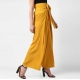 Generic Women's Polyester Solid Smocked Trousers (Yellow) Generic Women's Polyester Solid Smocked Trousers (Yellow)
