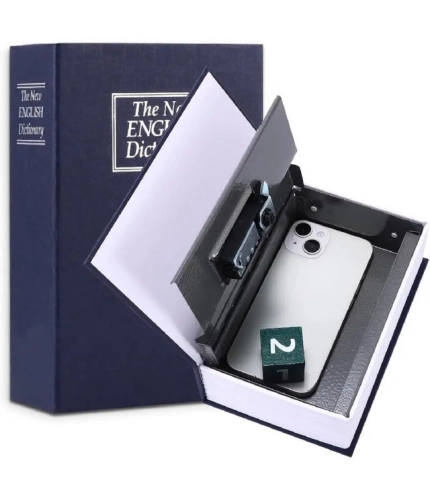 Generic Secret Book Safe with Number Locker (Blue)
