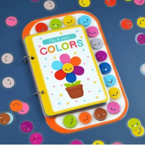 Generic Play And Learn Colors Activity Book for Kids (2–5 Years, Multicolor)