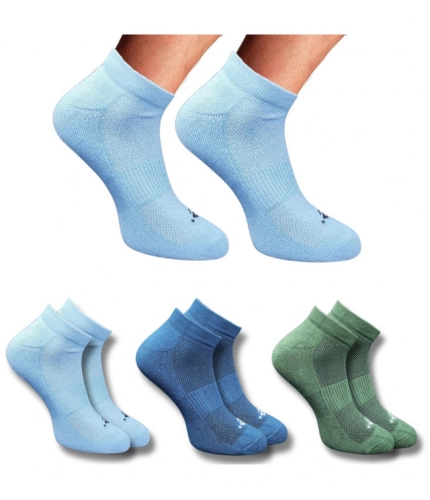 Generic 3_Pair Set Unisex Casual Cotton Printed Low Cut Socks (Multicolor)