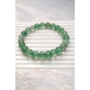 Generic Natural Crystal 8mm Fluorite Bracelet  (Green)