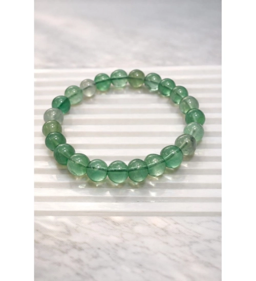 Generic Natural Crystal 8mm Fluorite Bracelet (Green) Generic Natural Crystal 8mm Fluorite Bracelet (Green)
