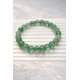 Generic Natural Crystal 8mm Fluorite Bracelet  (Green)