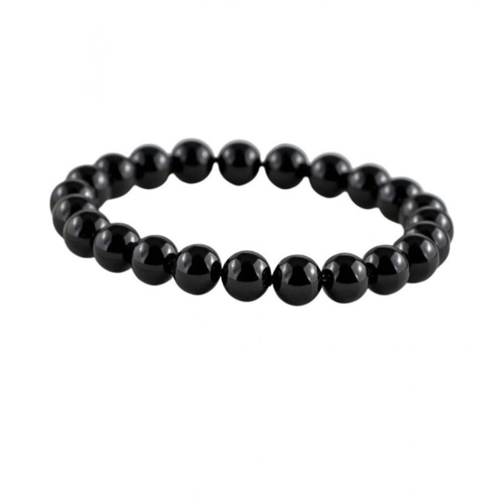 Generic Natural Crystal 8mm Black Tourmaline Bracelet (Black) Generic Natural Crystal 8mm Black Tourmaline Bracelet (Black)
