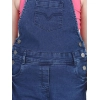 Generic Girl's Denim Patch Work Buttoned Dungaree (Blue) Generic Girl's Denim Patch Work Buttoned Dungaree (Blue)