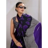 Generic Women's Satin Crepe Printed Saree With Unstitched Blouse 5.5Mtr (Purple) Generic Women's Satin Crepe Printed Saree With Unstitched Blouse 5.5Mtr (Purple)