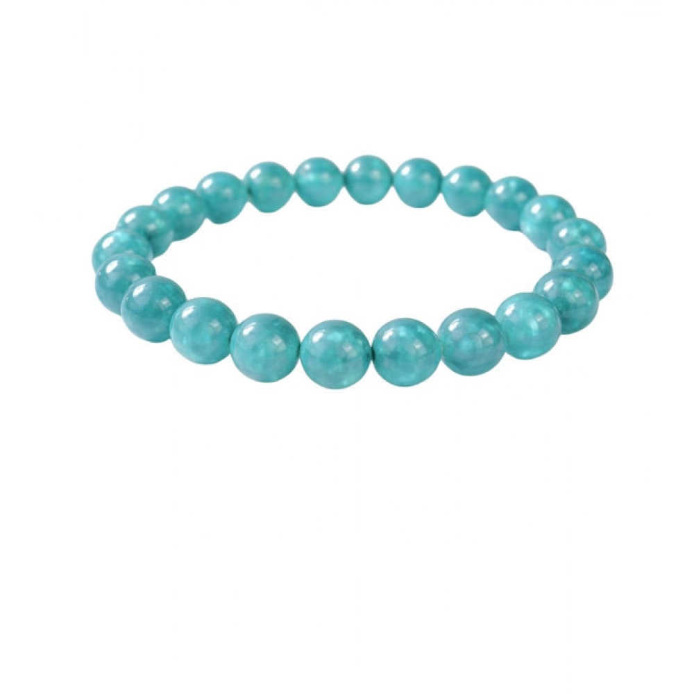 Generic Natural Crystal 8mm Amazonite Bracelet (Teal Green) Generic Natural Crystal 8mm Amazonite Bracelet (Teal Green)