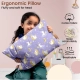 Generic Soft Plush Printed Baby Infant Pillow for Kids Age 1 To 5 Years (Purple)