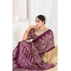Generic Women's Crepe Printed Saree With Unstitched Blouse 5.5Mtr (Wine) Generic Women's Crepe Printed Saree With Unstitched Blouse 5.5Mtr (Wine)