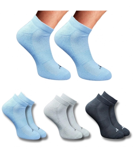 Generic 3_Pair Set Unisex Casual Cotton Printed Low Cut Socks (Multicolor)