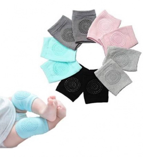 Generic Pack Of 3_Baby Knee Pads – Soft And Comfortable Crawling Protectors (Color: Assorted )