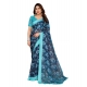 Generic Women's Georgette Printed Saree With Unstitched Blouse 5.5Mtr (Sky Blue) Generic Women's Georgette Printed Saree With Unstitched Blouse 5.5Mtr (Sky Blue)