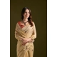 Generic Women's Blended_Cotton Floral Saree With Unstitched Blouse 5.5Mtr (Beige) Generic Women's Blended_Cotton Floral Saree With Unstitched Blouse 5.5Mtr (Beige)