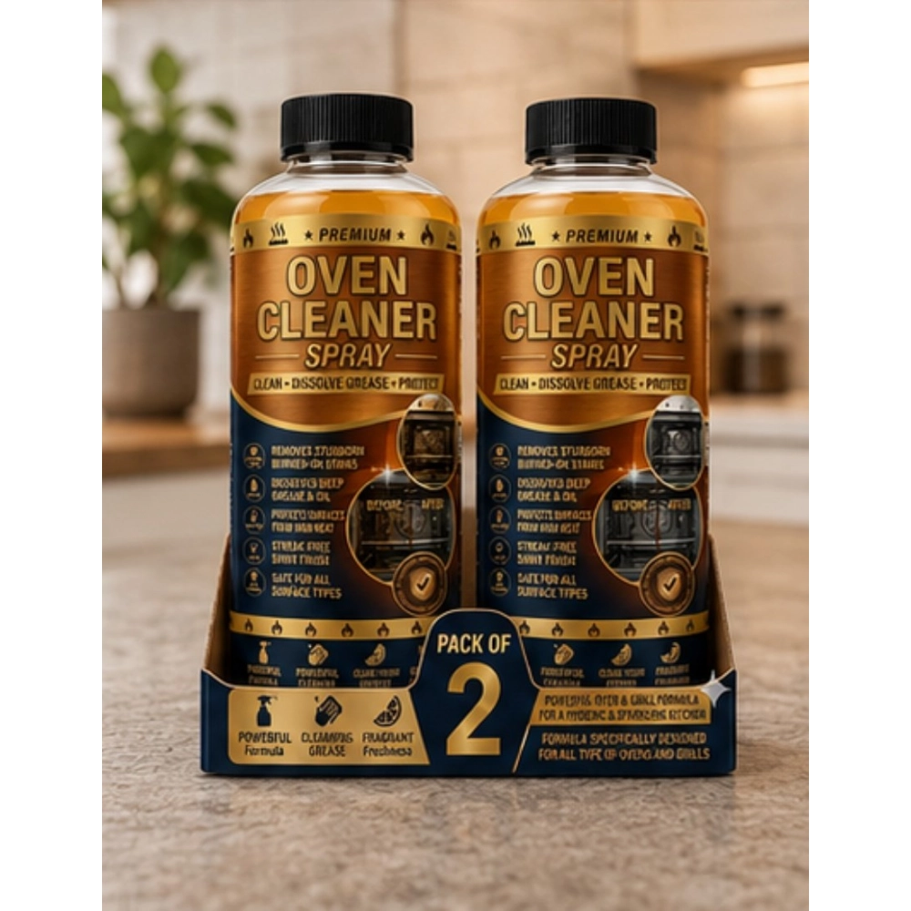 Generic Pack of 2 Oven Cleaner Liquid Bottles 100 ML