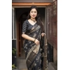 Generic Women's Cotton Silk Printed Saree With Unstitched Blouse 5.5Mtr (Black) Generic Women's Cotton Silk Printed Saree With Unstitched Blouse 5.5Mtr (Black)