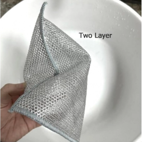 Generic Pack of 15 Stainless Steel Dishwash Scrub (Silver) Generic Pack of 15 Stainless Steel Dishwash Scrub (Silver)