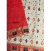 Generic Women's Patola Silk Meena And Zari Woven Saree With Unstitched Blouse 5.5Mtr (White)