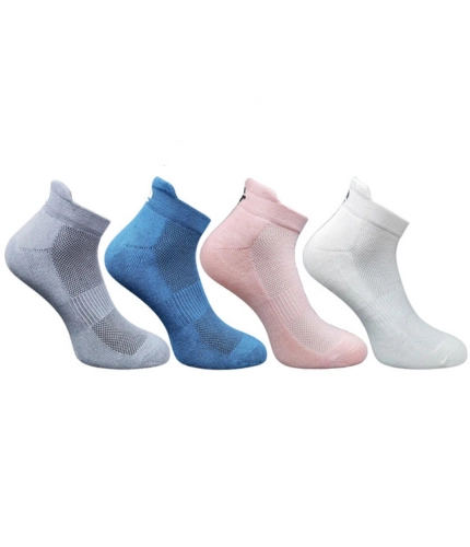 Generic 4_Pair Set Unisex Casual Cotton Printed Ankle Length Socks (Multicolor)