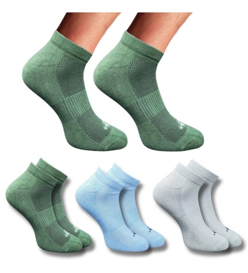 Generic 3_Pair Set Unisex Casual Cotton Printed Low Cut Socks (Multicolor)