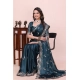 Generic Women's Georgette Embroidered Saree With Unstitched Blouse 5.5Mtr (Teal) Generic Women's Georgette Embroidered Saree With Unstitched Blouse 5.5Mtr (Teal)