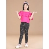 Generic Girl's Cotton Lycra Floral Elasticated Jeggings (Multicolor) Generic Girl's Cotton Lycra Floral Elasticated Jeggings (Multicolor)