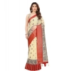 Generic Women's Cotton Silk Printed Saree With Unstitched Blouse 5.5Mtr (Cream) Generic Women's Cotton Silk Printed Saree With Unstitched Blouse 5.5Mtr (Cream)