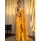 Generic Women's Soft Litchi Silk Jacquard Work Saree With Unstitched Blouse 5.5Mtr (Yellow) Generic Women's Soft Litchi Silk Jacquard Work Saree With Unstitched Blouse 5.5Mtr (Yellow)