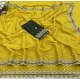 Generic Women's Georgette Embellished Saree With Unstitched Blouse 5.5Mtr (Yellow) Generic Women's Georgette Embellished Saree With Unstitched Blouse 5.5Mtr (Yellow)