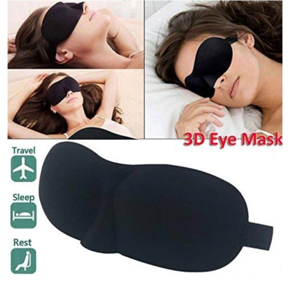 Generic Pack Of 2_Eye Mask for Sleep – Comfortable Relaxing Masks (Color: Assorted )