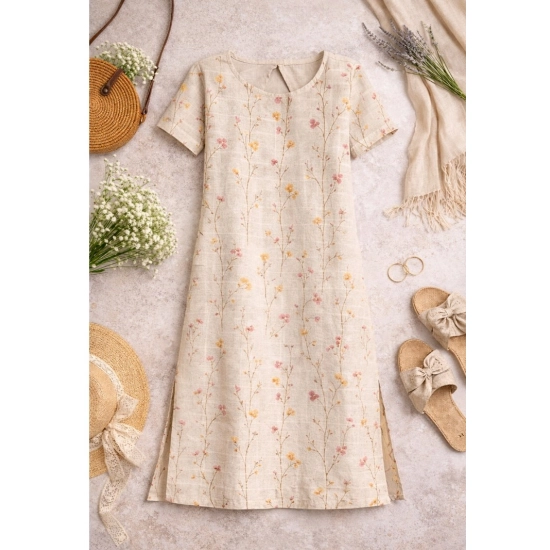 Generic Women's Cotton Printed Kurti (Multicolor)