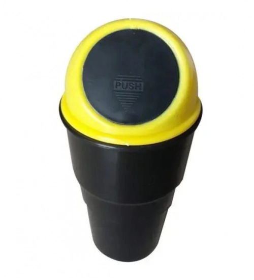 Generic Pack of 3_Mini Car Trash Bin – Portable Vehicle Garbage Containers (Color: Black)